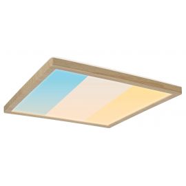 Plafoniera ATRIA SHINE LED Backlight 15,7W IP44 2100lm 300x300mm WS 3000/4000/6500K 230V drewnopodobny dąb / tworzywo sztuczne