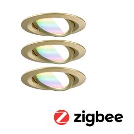 EBL Set Nova ZB Coin RGBW schw 3x6W Gd