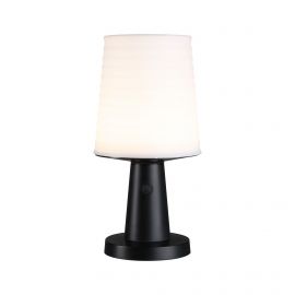 Lampka stołowa solarna ILANGA LED DIM USB-C 2,1W 125lm 2700K IP44 antracyt / tworzywo z recyklingu