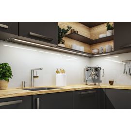 Zestaw przedłużający opraw podszafkowych czujnik zbliżeniowy LED Tunable White 2x4W 350x26mm 2x350lm 24V chrom mat / aluminium
