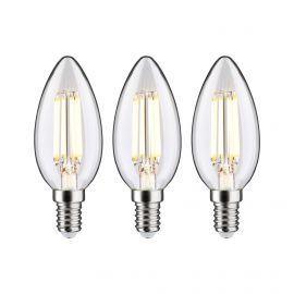Źródło światła LED Świeczka 3x E14 525lm 2,5W 3000K 230V przeźroczysty / szkło