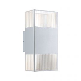 Oprawa elewacyjna THARIN LED 2 X 3,7W 640lm 3000K IP44 230V srebrny / metal